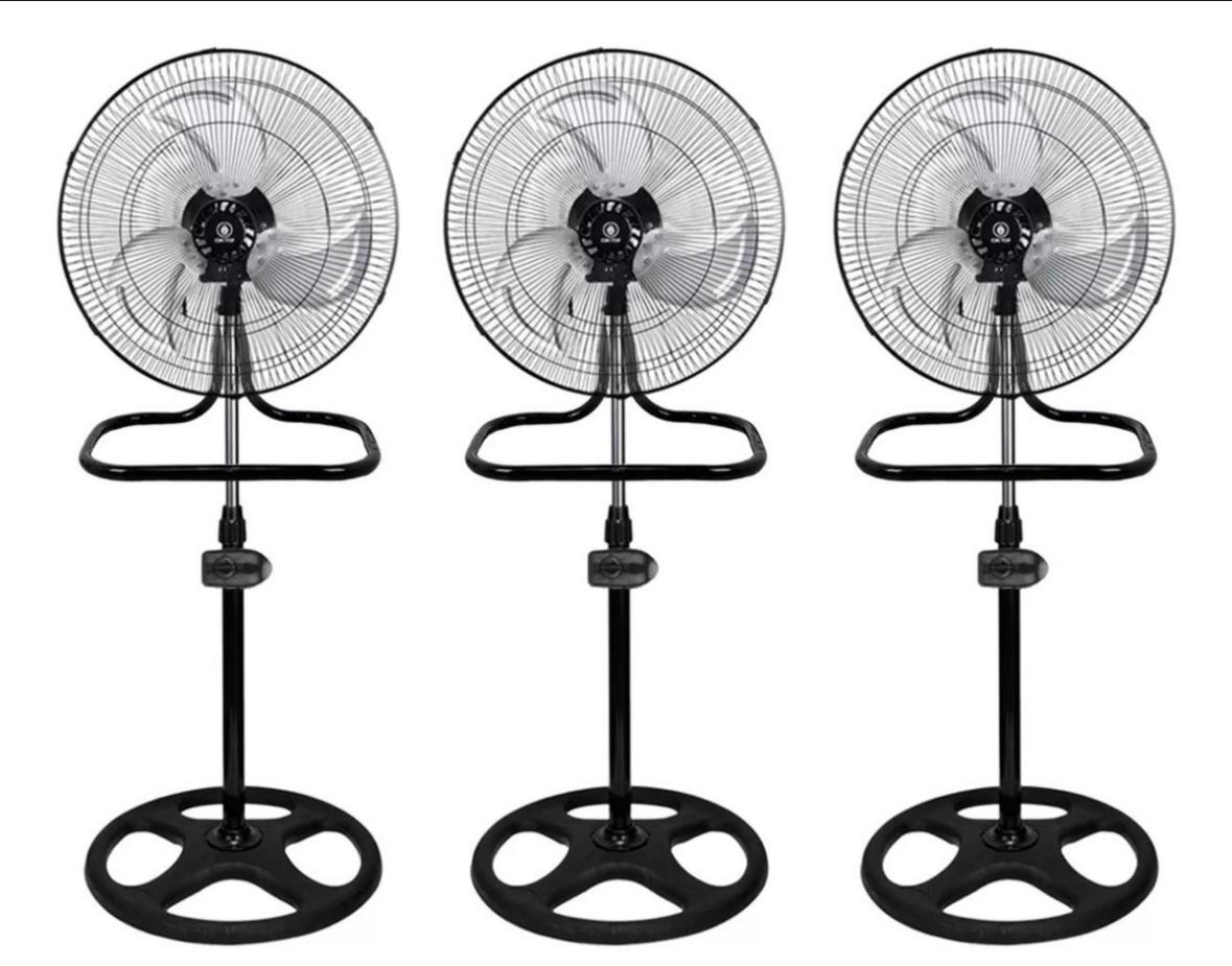 3pz Ventilador Metalico Kit 3en1 