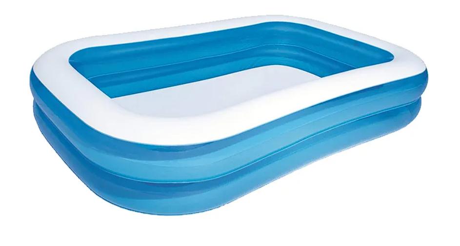 Alberca Inflable Grandes Piscinas Rectangular Azul Marino 260cm