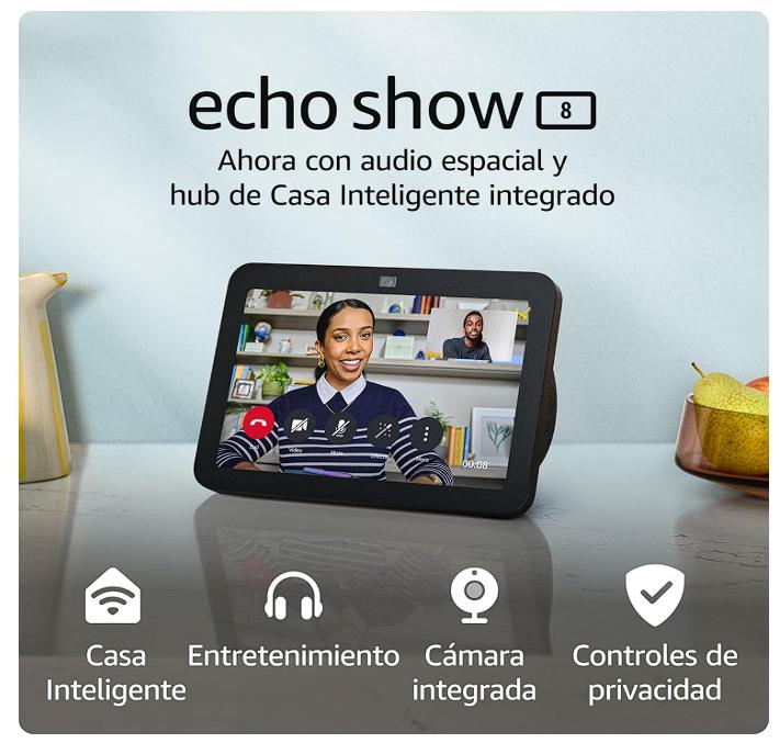 Alexa Amazon Echo Show 8 3ra Generación Negro