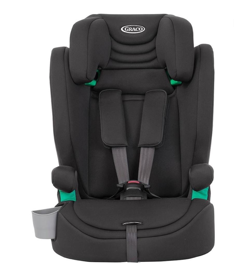 Autoasiento con arnés Graco Eldura R129, 2 N 1 color negro