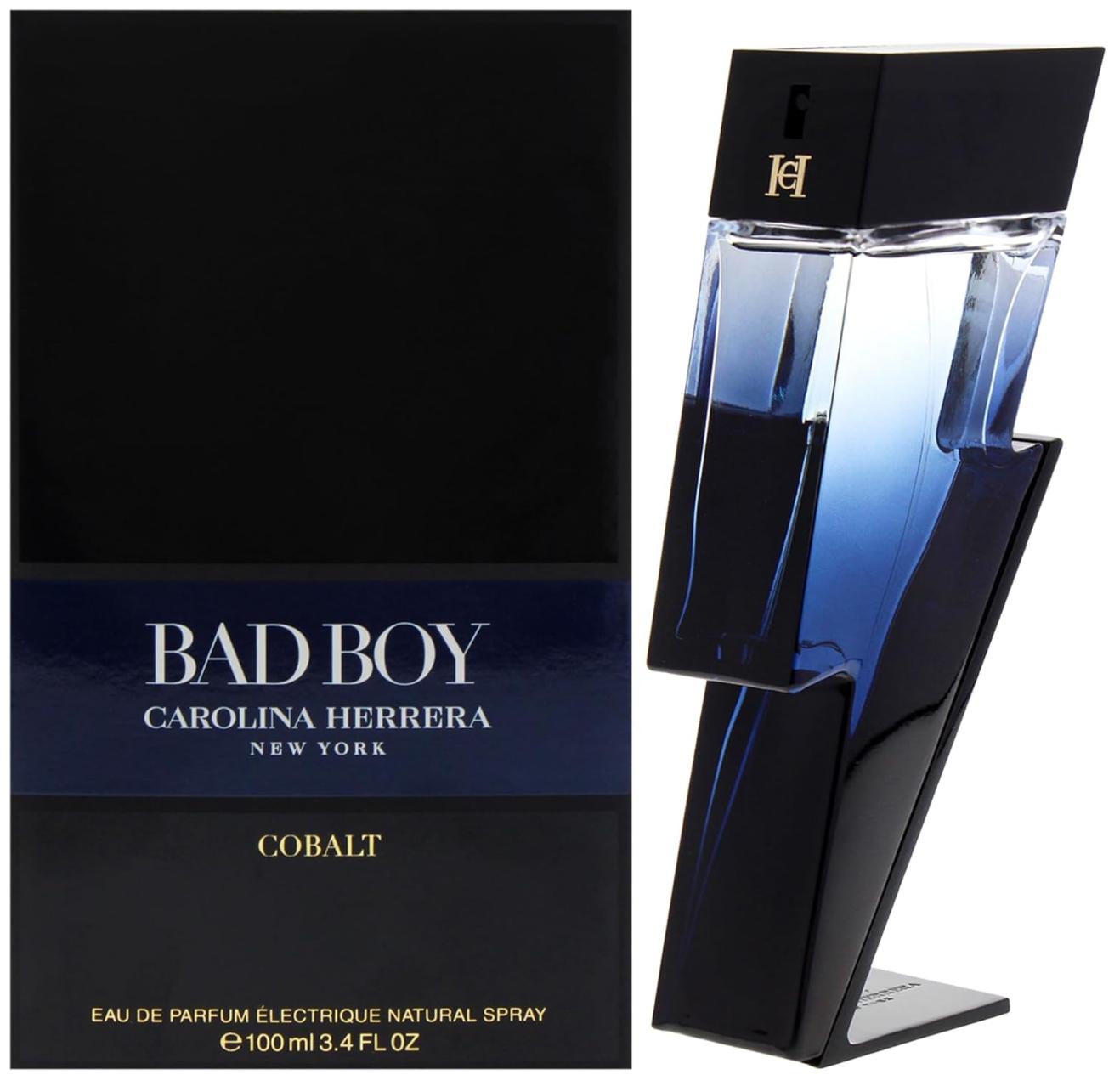 Bad Boy Cobalt Electrique by Carolina Herrera for Men - 3.4 oz