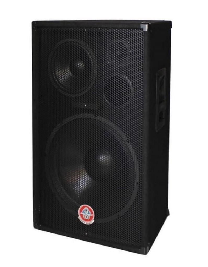 BAFLE BOCINA 15 Pulgadas PASIVO 8 Ohms 3 Vias MEGAPOWER PRO RADOX CH047-220