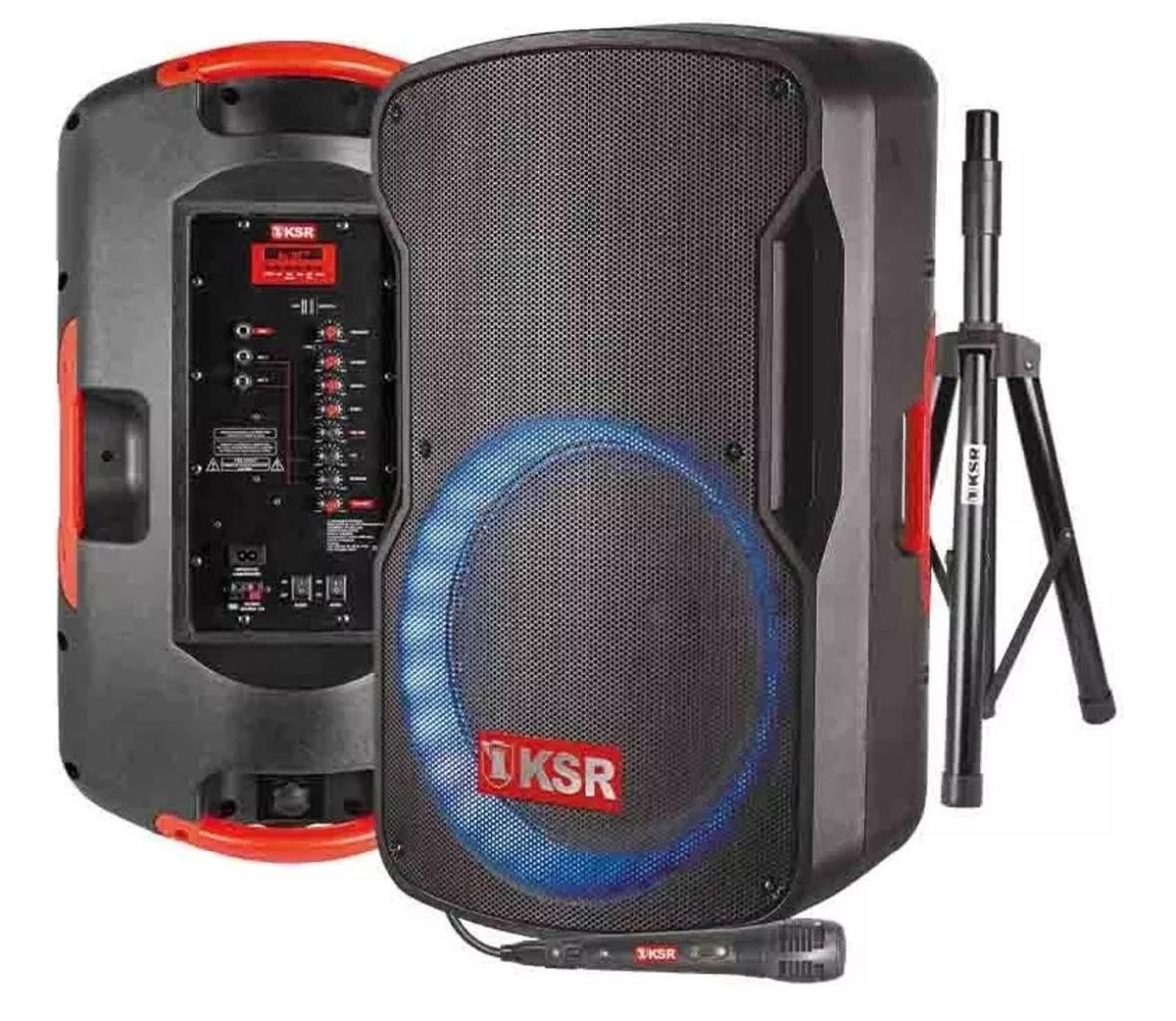 Bafle Bocina Recargable 15 Pulgadas Kaiser Tripie Microfono