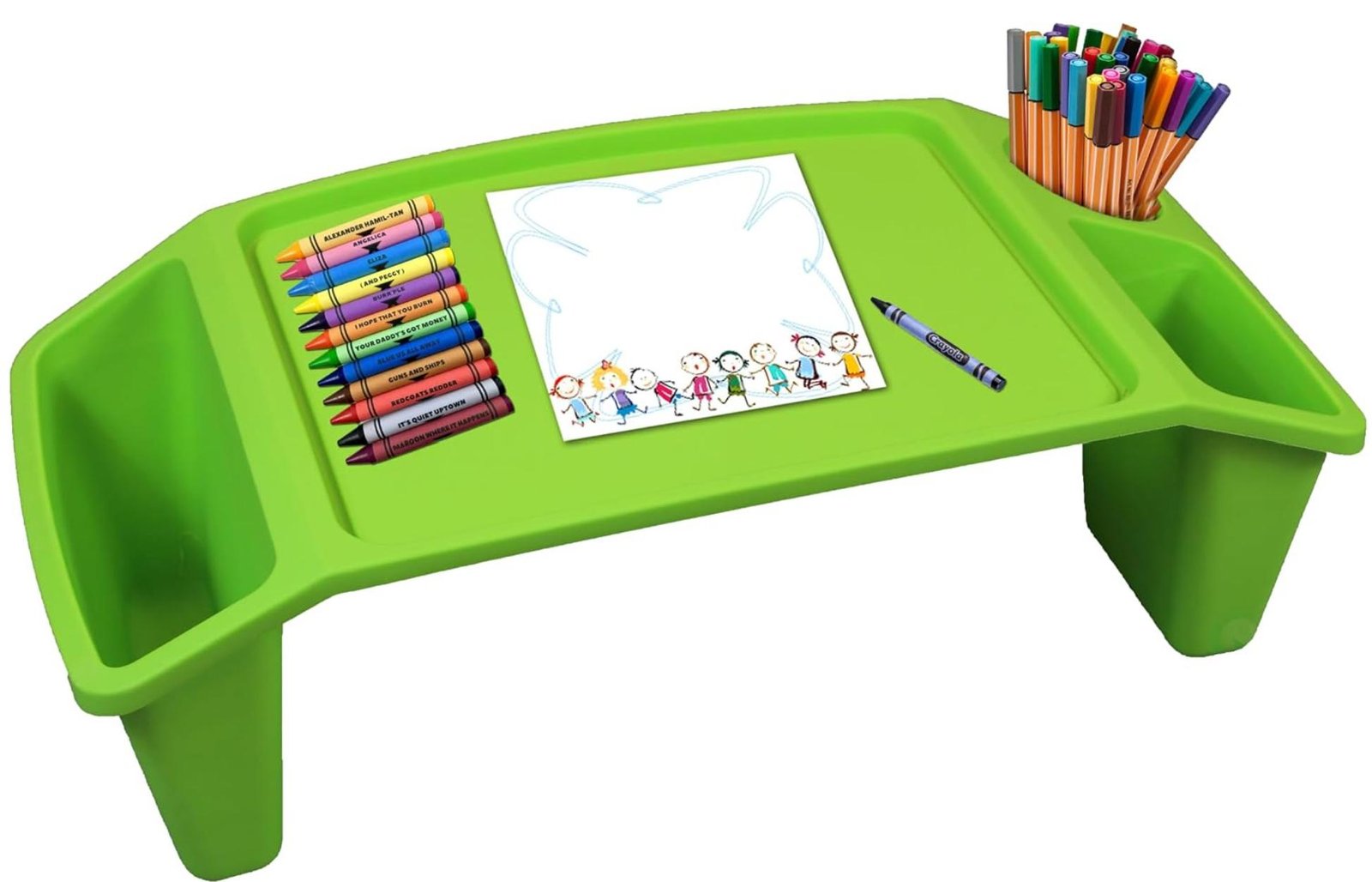 Bandeja de computadora para niños, mesa de actividades portátil