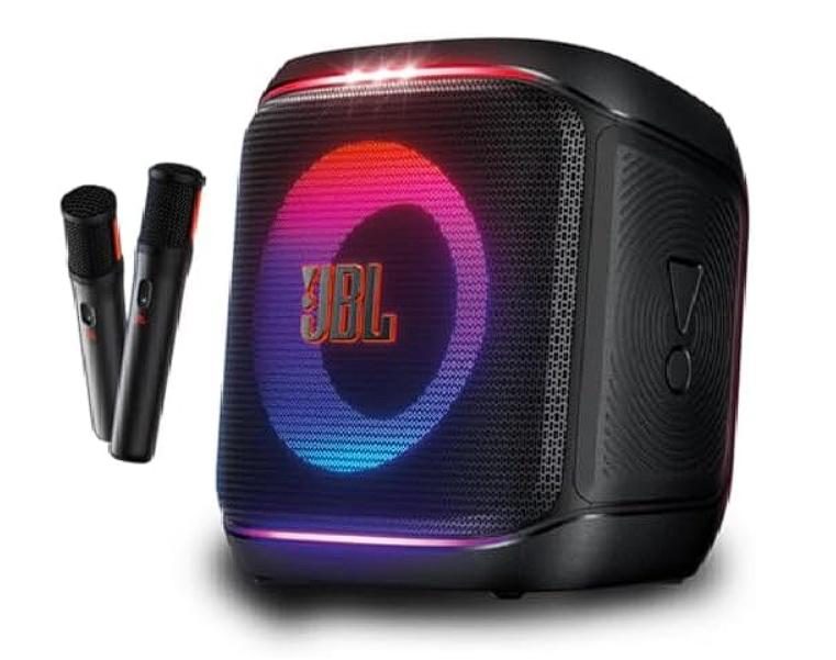 Bocina JBL Party Box Encore 2 con 2 Microfonos; Negra