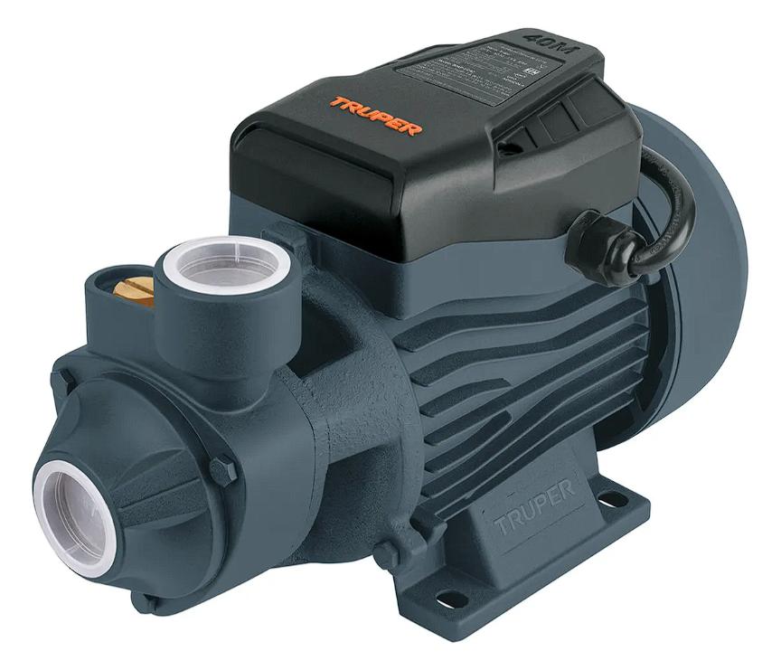Bomba eléctrica periférica para agua Truper 1/2 HP periférica 127 V 60 Hz BOAP-1/2A2 color negroBomb