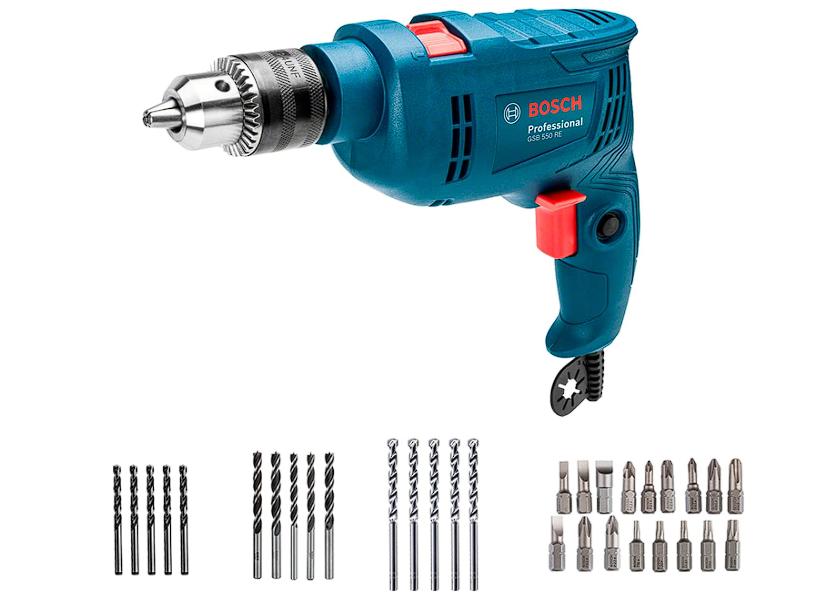 Bosch Rotomartillo 550W 127V con 34 Accesorios