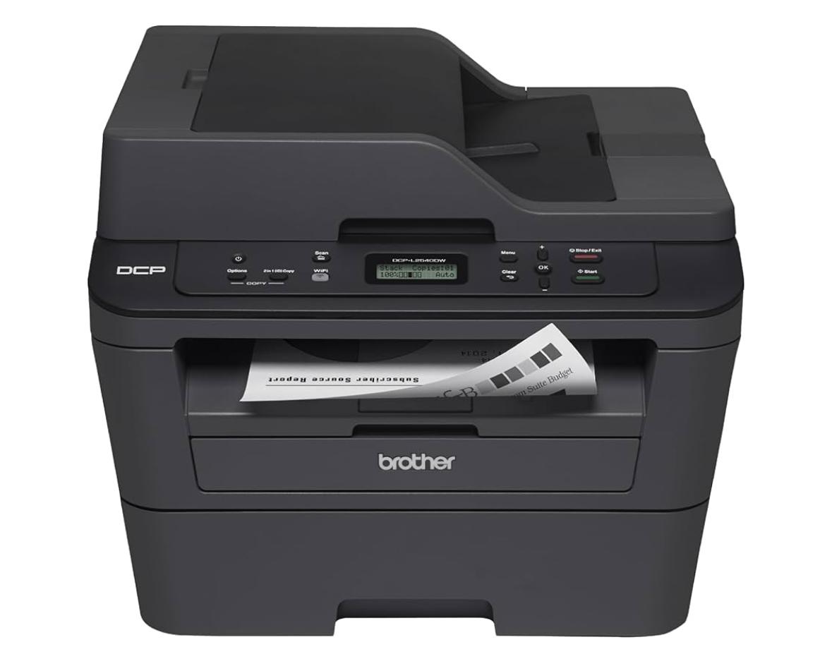 Brother Impresora Multifuncional Láser 3 en 1, DCPL2540DW| Impresión, Copiado y Escaneado| Multifunc