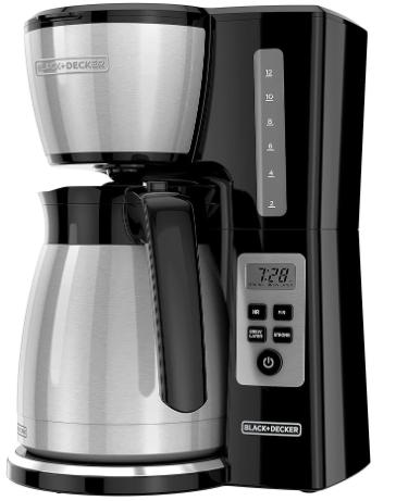 Cafetera de goteo de acero inoxidable CM2046S-LA (Black+Decker)
