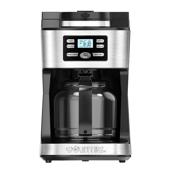 Cafetera Gourmia 12 Tazas Negra