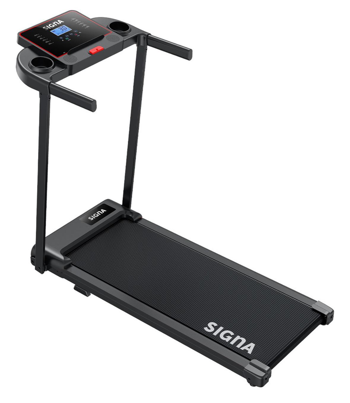 Caminadora Eléctrica Plegable Con 12 Programas 2hp 10km Lcd Color Negro