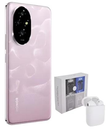 Celular Honor 200 Dual Sim 256gb 12gb Pink + Airpods