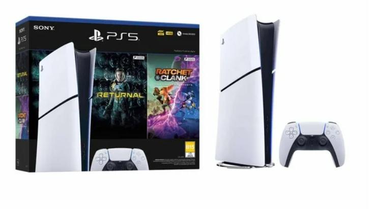 Combo Consola PlayStation 5 Modelo Slim Digital + 2 Juegos