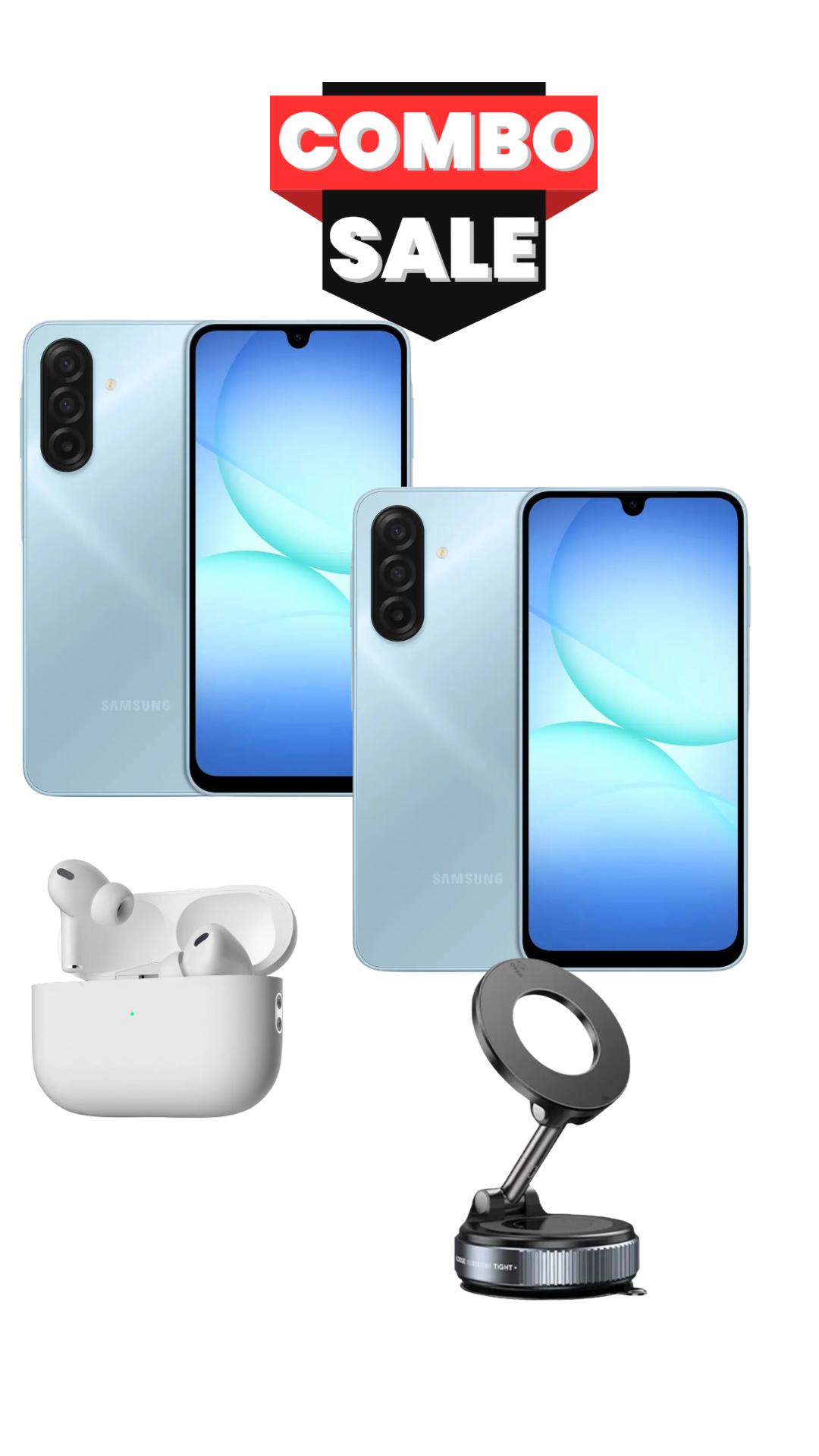 Combo Samsung Galaxy A17 5g 128gb Azul Claro
