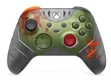 Control Inalámbrico Xbox Series X|s,one Doom Limited Edition Color Verde