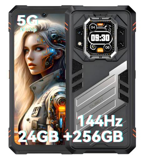 Cubot Kingkong Star 2 5G Dual Sim 256 GB Negro 12 GB(+12GB) RAM MTK Dimensity 8200 144Hz