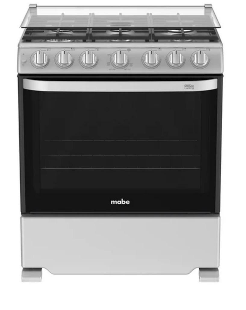 Estufa Mabe con Capelo 76 cm Mercury Plata