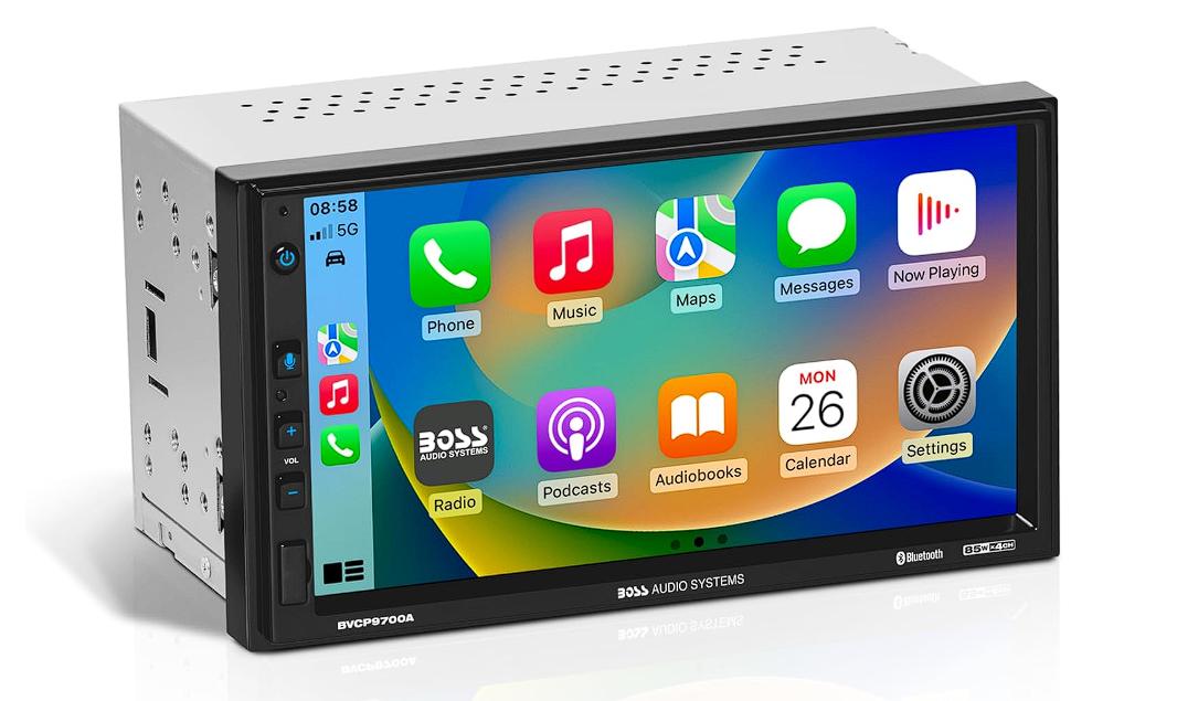 Estéreo de Coche Boss Audio Systems BVCP9700A Apple CarPlay, Android Auto, Doble DIN, visualización 