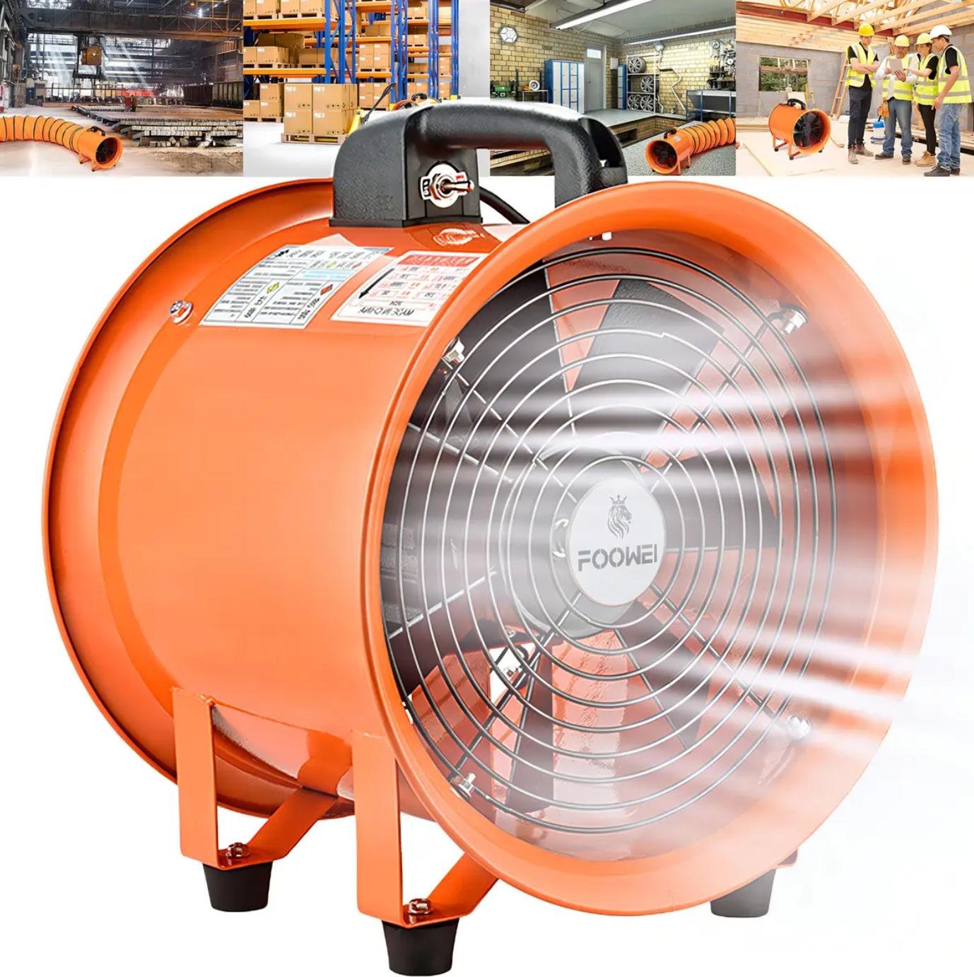 Extractor Ventilador Industrial 8 Pulgadas Foowei Extractor-8