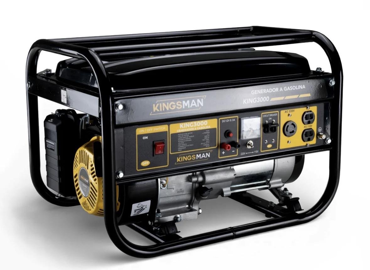 Generador Portatil De Luz 110/220v A Gasolina 7.5hp 3000w Amarillo King3000