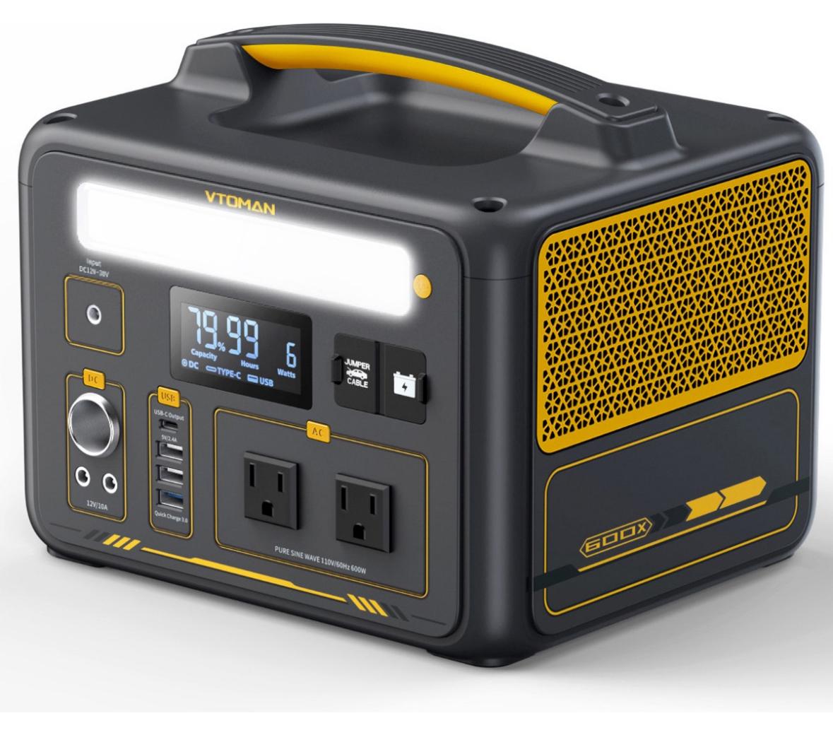 Generador Electrico Solar Vtoman Jump 600x