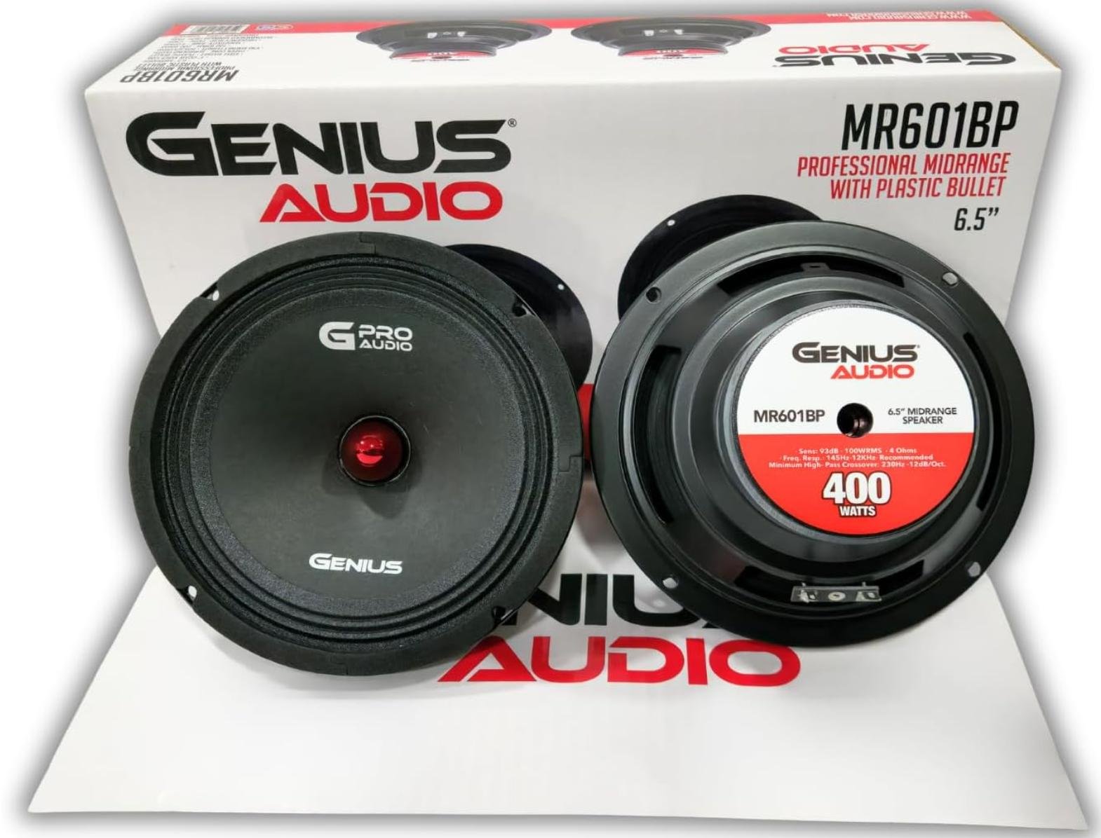 Genius Bocina Audio MR601BP para Carro de 6.5", 200W MAX