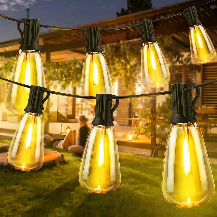 Guirnalda de Luces LED 15m Ununmx Exterior IP45 Cálidas Plástico