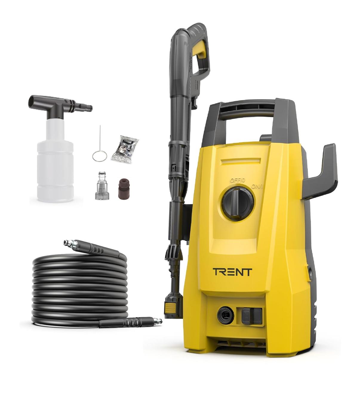 Hidrolavadora electrica trent hlt203 1400w alta presion 1600 psi 110 bar con accesorios