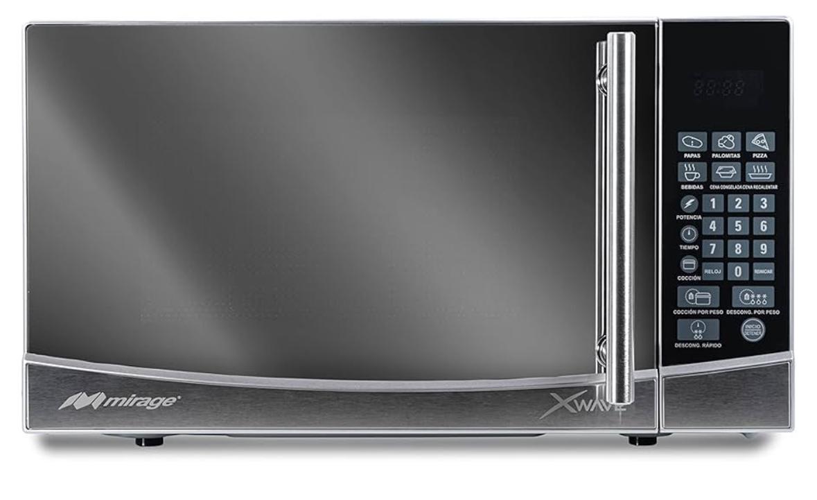 Horno de Microondas Mirage MWD020E 0.7 FT3 XMAVE Acabado Espejo (End)