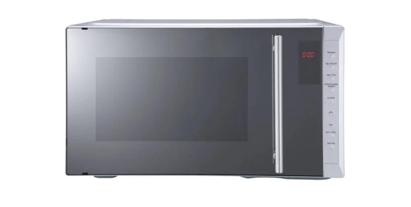 Horno de Microondas Black & Decker 1.1 Pies Cúbicos Silver Espejo