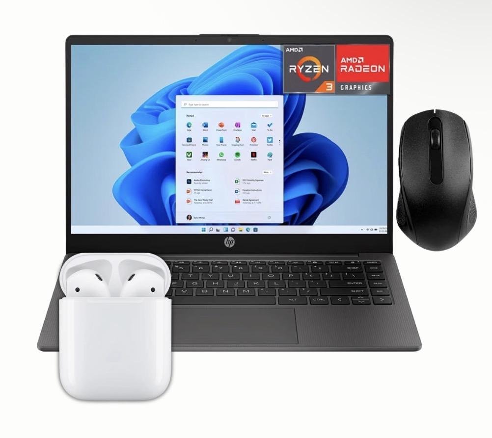 HP 245 G10 Laptop AMD Ryzen 3 7330U 32GB 512GB SSD Pantalla 14 + audífonos gratis