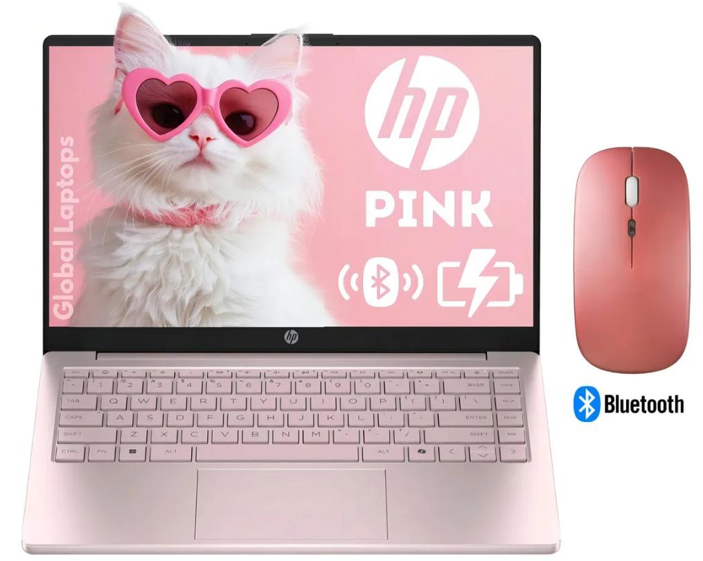 HP Pink Stream 14-ep2011 Intel N150 4 GB Ram 128 GB Ufs Incluye Windows 11 Instalado Pantalla 14 Lap