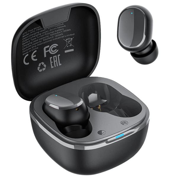 HTC Audifonos Inalambricos Bluetooth 5.3 con micrófono Incorporado Control Táctil 