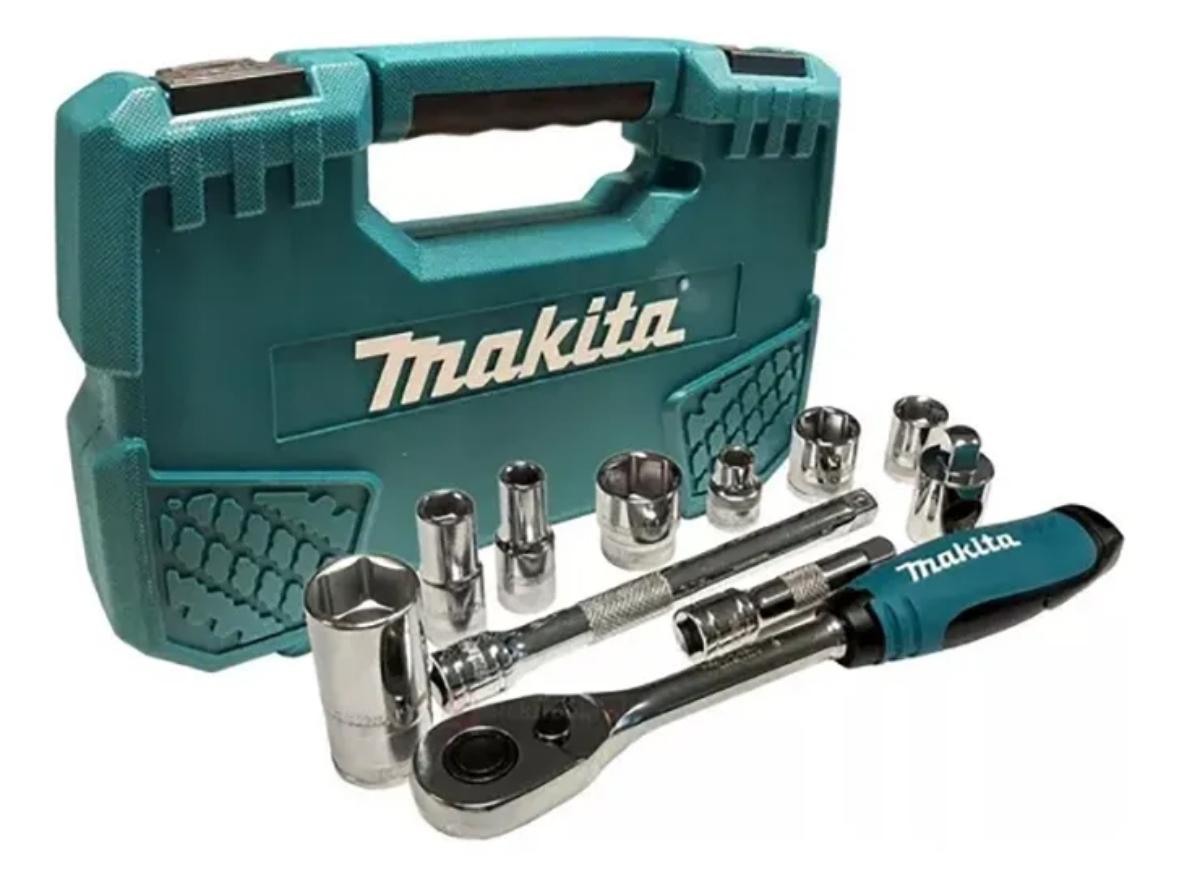 Juego De Dados Y Matraca 3/8 B-65573 Makita Original - 23pzs