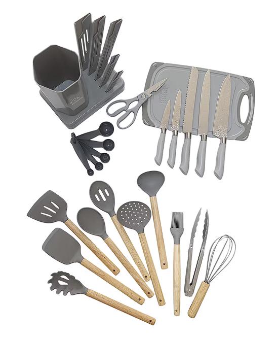 Juego de Utensilios de Cocina Record de Silicón 19 Piezas