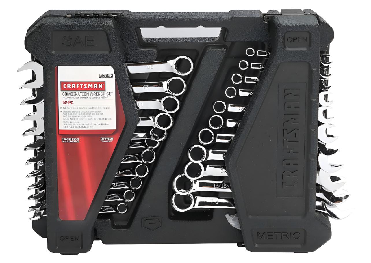 Juego Llaves Combinadas Craftsman 52 Piezas Metrico Estandar