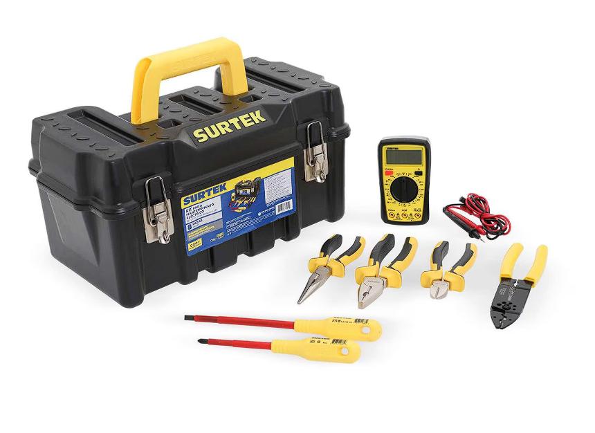 Juego de Herramientas Surtek Kit Electr Mod KCME8 8 Piezas