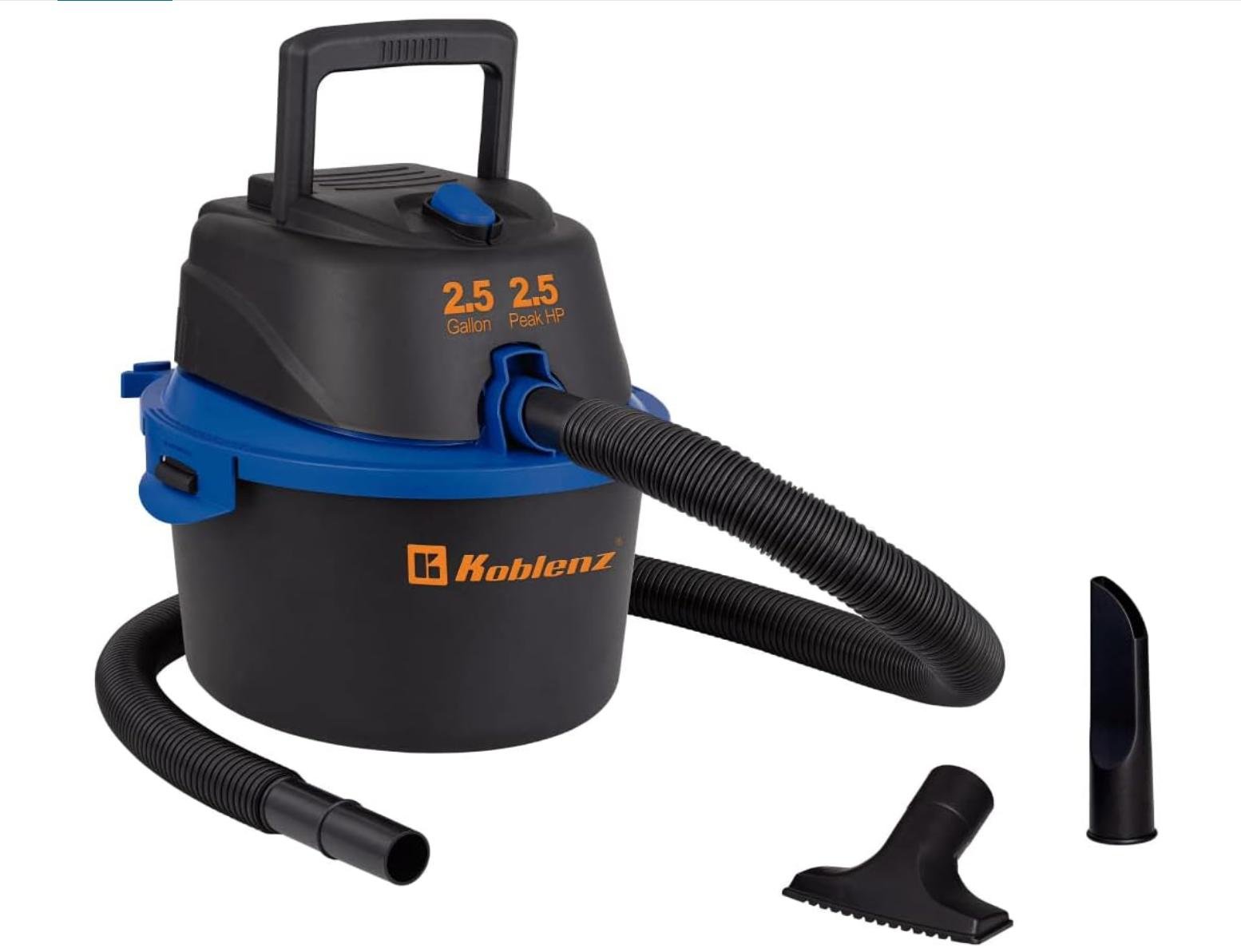 Koblenz WD-2.5 MA Aspiradora Seco Mojado 3 en 1 con Sistema de Expulsión de Aire