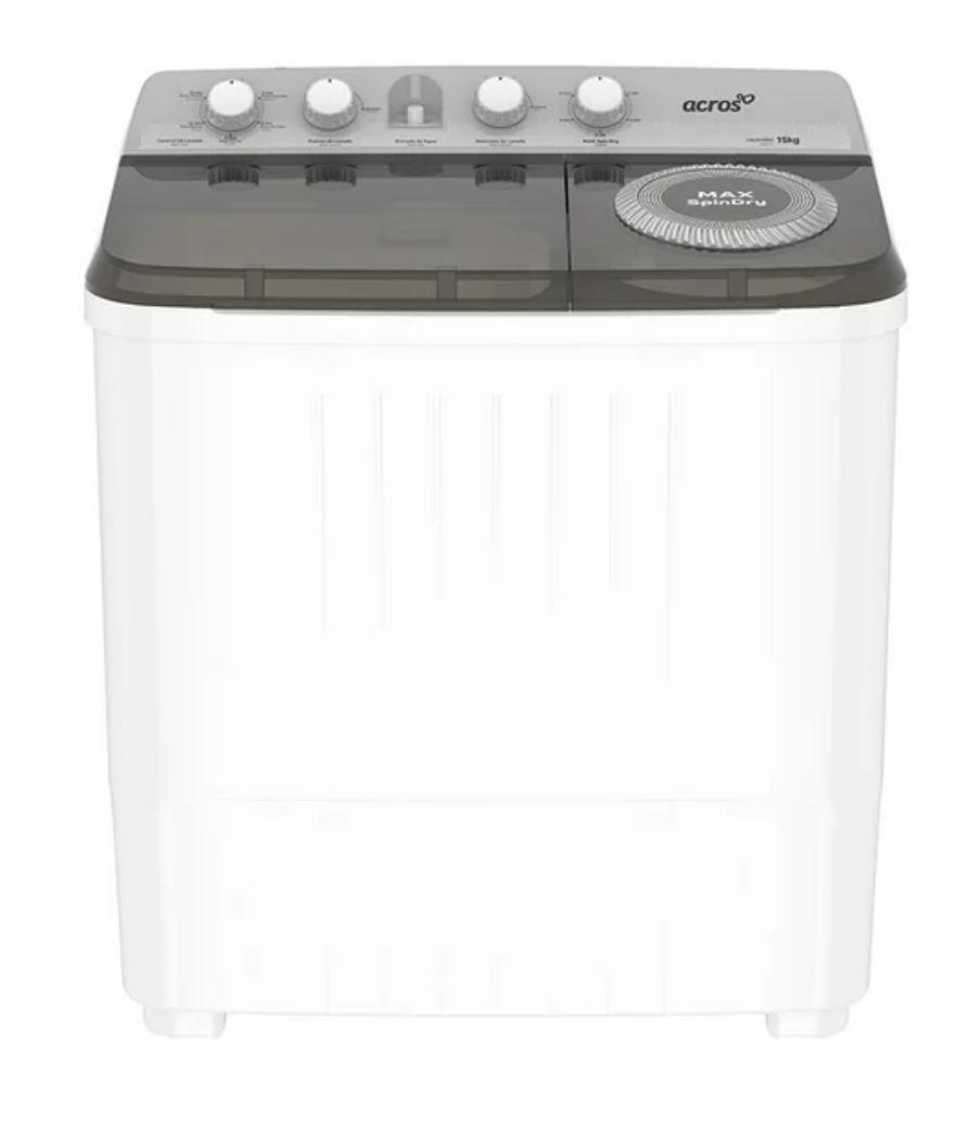 Lavadora Acros Doble Tina 15Kg Blanca ALD1545JE
