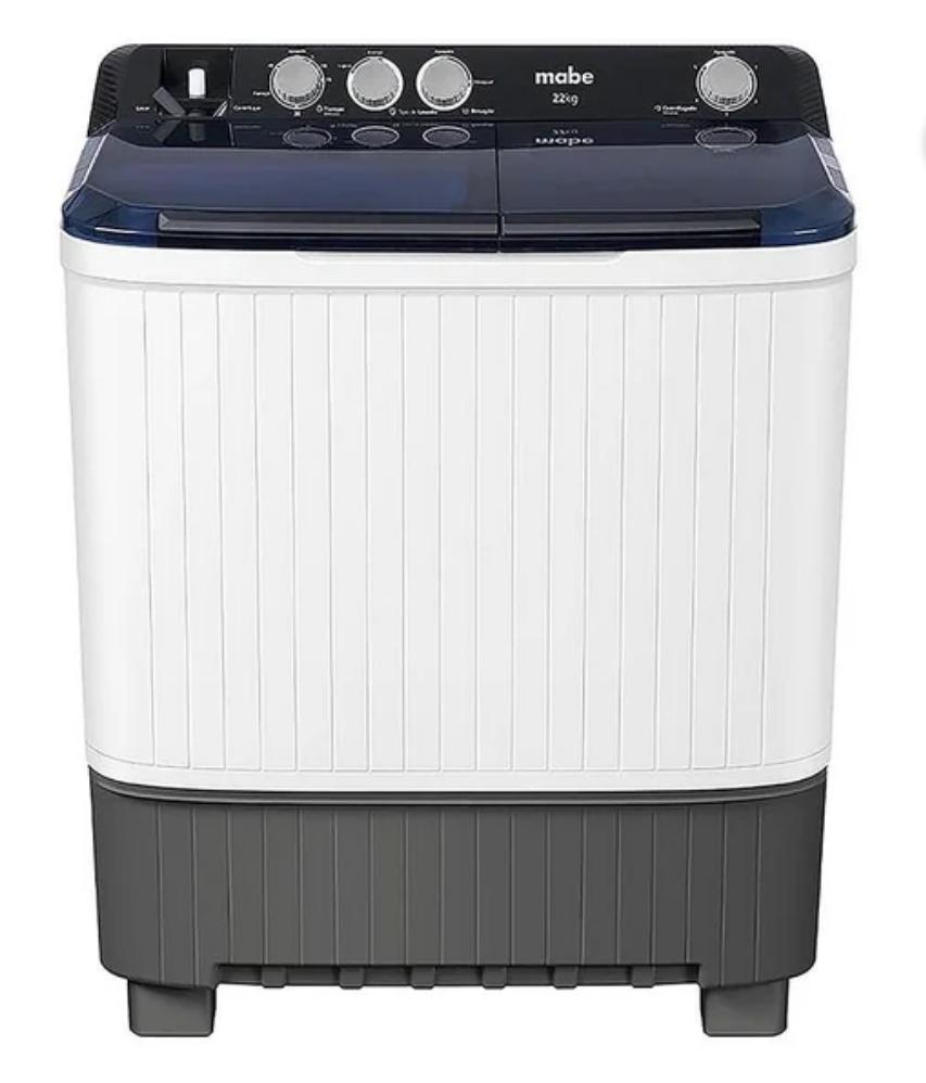 Lavadora 22Kg doble tina semiautomática carga superior LMDX224HBAB0