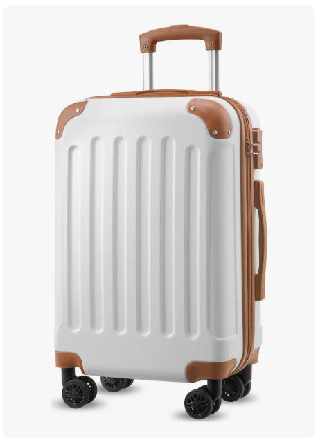 Maleta Viaje De Mano Carry On Cabina de 20 Pulgadas 10 Kg Con Candado Tsa 4 Ruedas 360