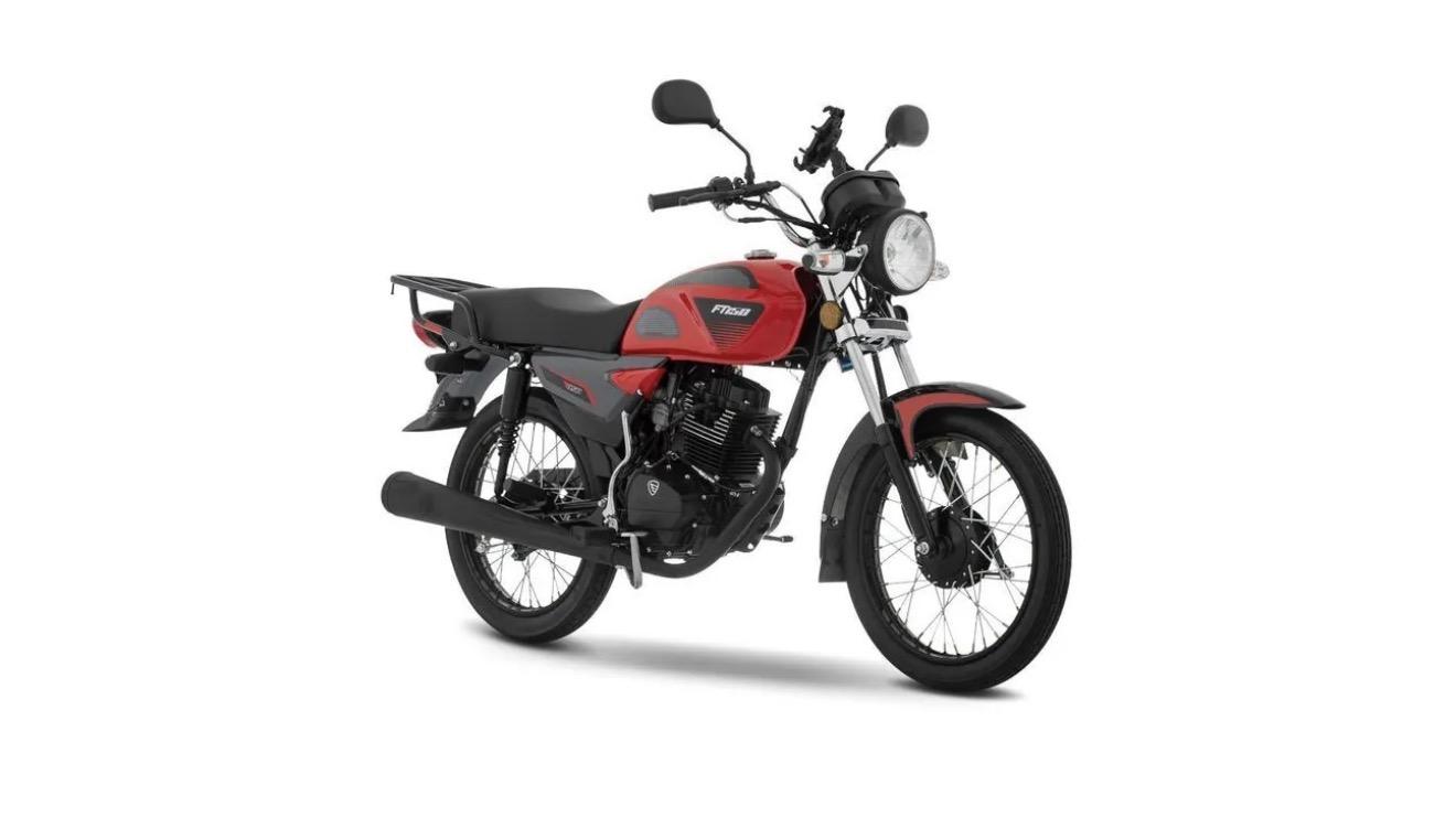 Motocicleta de Trabajo Italika FT150 Roja