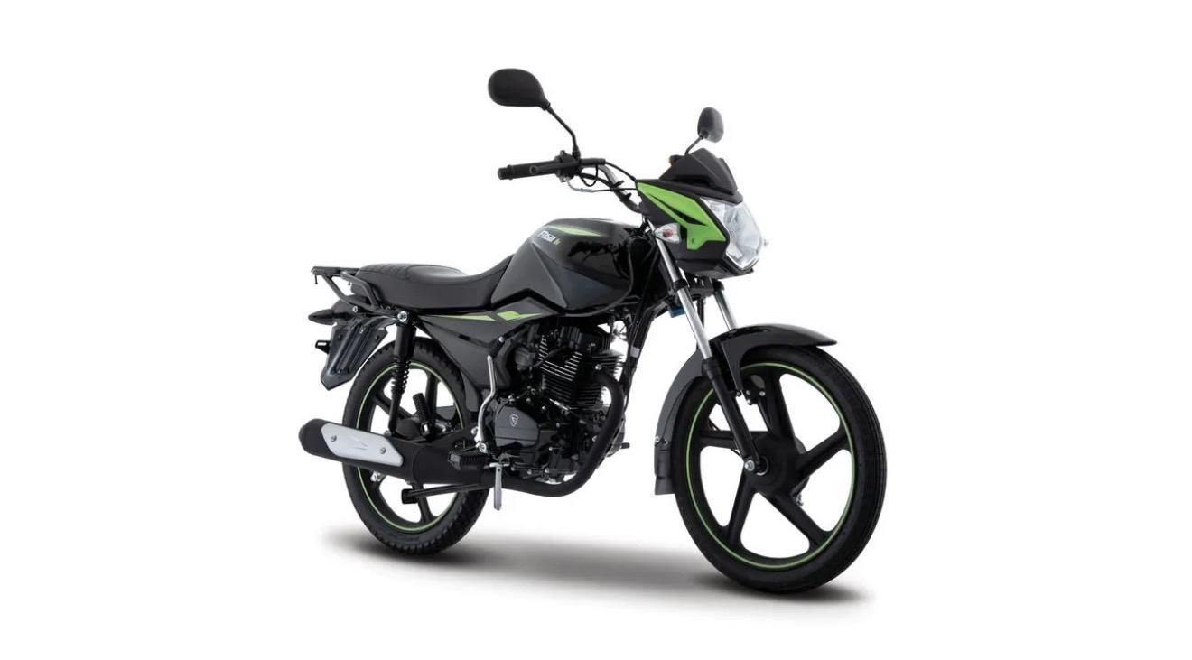 Motocicleta de Trabajo Italika FT150 TS Negro con Verde