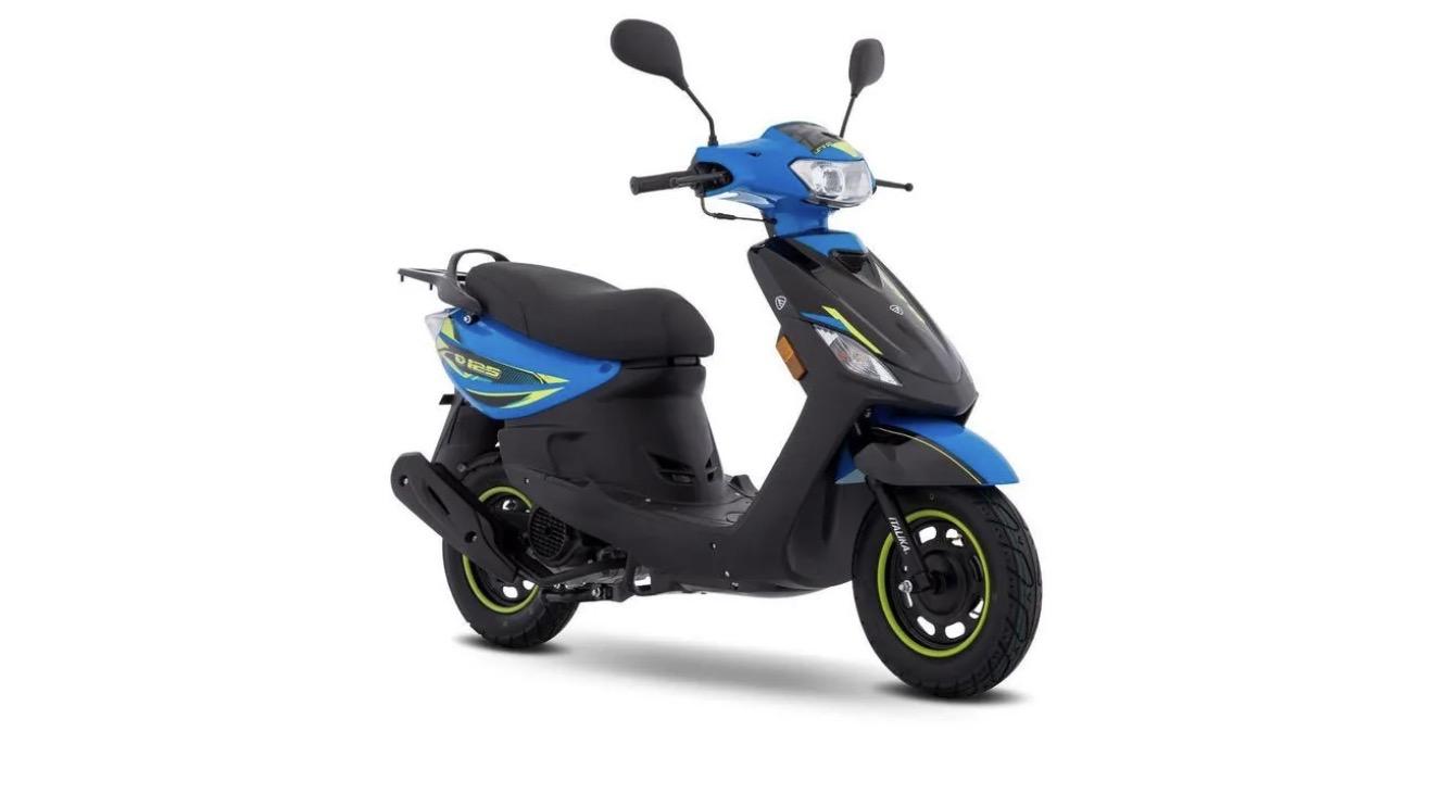 Motoneta Italika D125 Azul con Negro