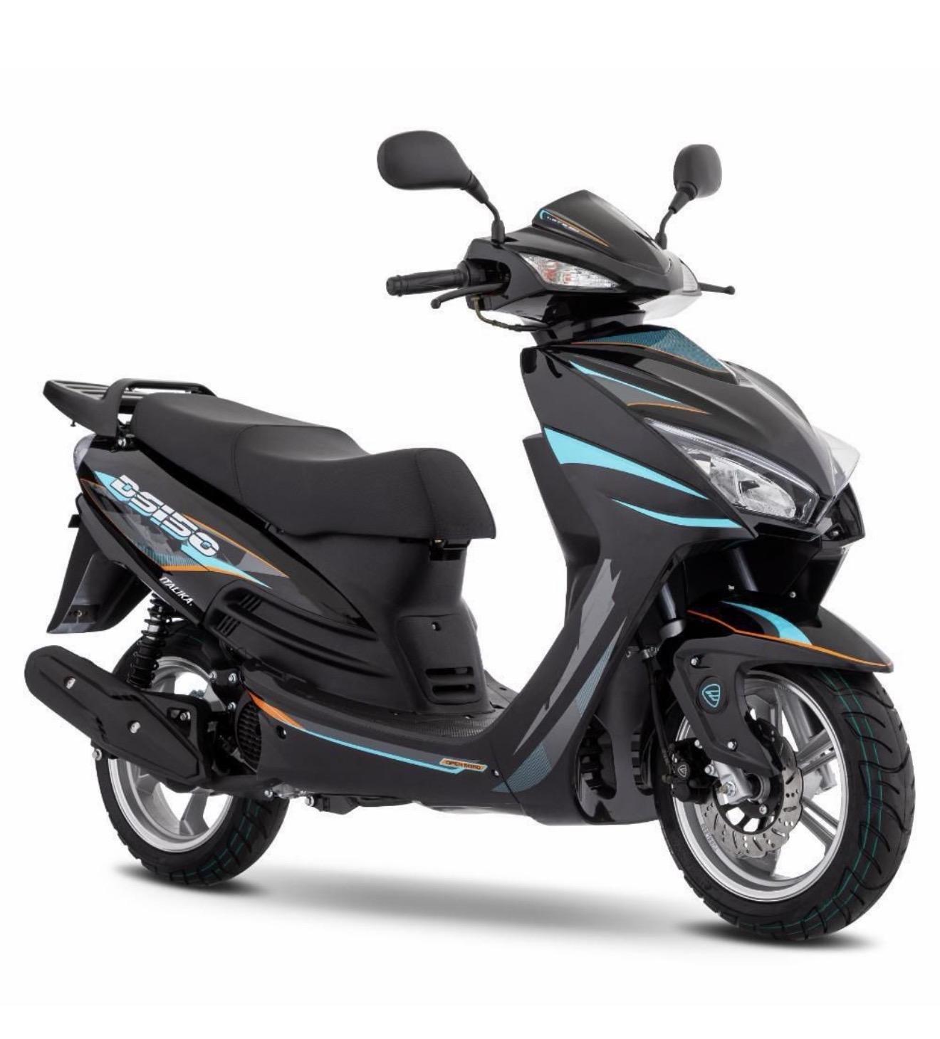 Motoneta italika DS150 negra 