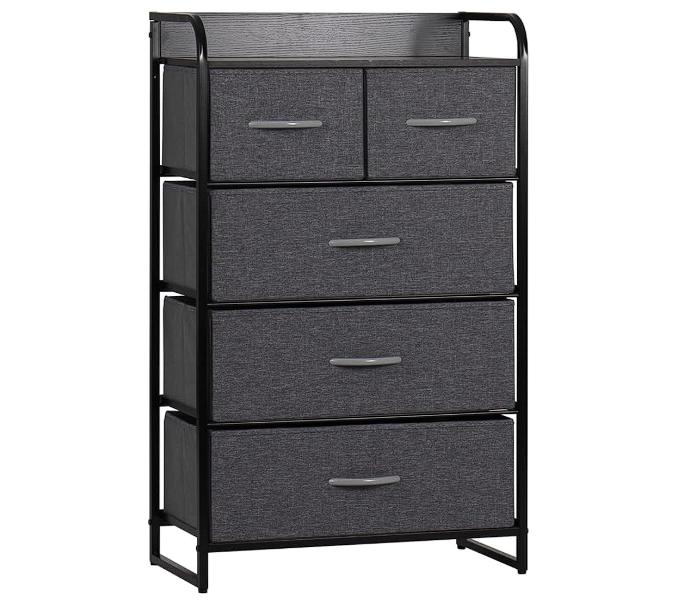 MU:4LIFE Cómoda De 5 Cajones Almacenamiento para Hogar Y Oficina, Organizador Cajonera De Estructura