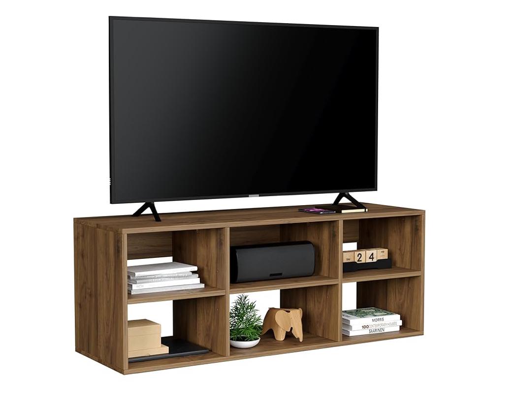 Mueble para TV Zen | Centro de Entretenimiento Minimalista para Sala, Recámara u Oficina