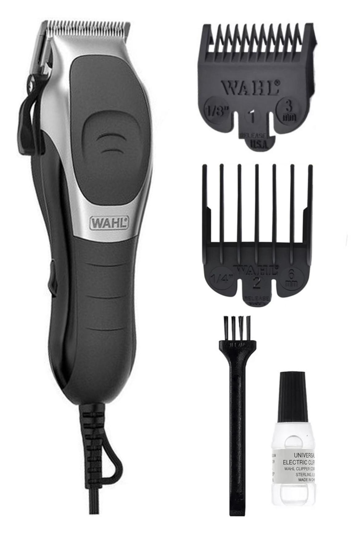 Máquina Rasuradora Wahl Deluxe Cuchilla Autoafilable Color Plateado