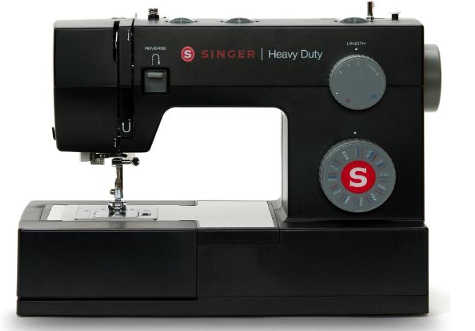 Máquina de coser SINGER HEAVY DUTY 4432 negra de alta velocidad con kit de accesorios