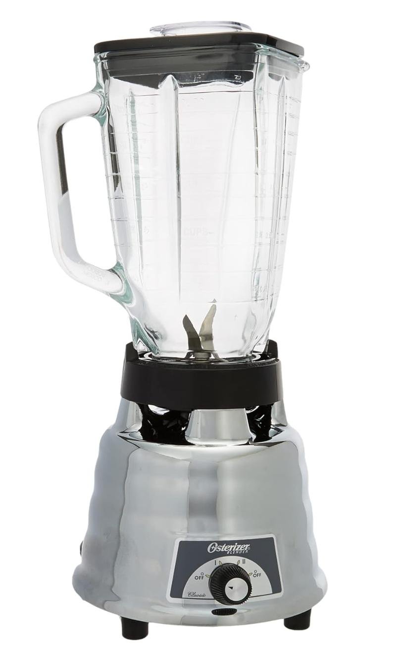 Oster M450-20 Licuadora con 2 Velocidades y Vaso Vidrio, 400 Watts